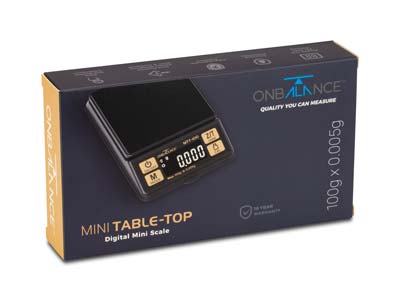 On Balance MTT-100 Mini Table Top  Scale, 100g X 0.005g - Standard Image - 8