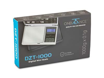 On Balance Dzt-1000 Digital Pocket Scale, 1000 X 0.1g - Standard Image - 7