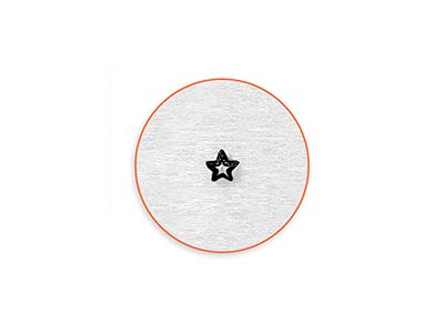 ImpressArt Signature Star Outline  Design Stamp 2.5mm - Standard Image - 2