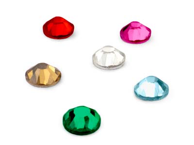 ImpressArt Flat Back Crystals Mixed 1.8mm, 2.5mm And 4mm, 432 Pcs, 144  Each Colour