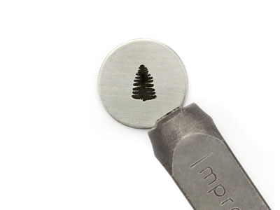 ImpressArt Signature Spruce Tree   Design Stamp 9.5mm