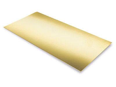 9ct Yellow Gold Sheet 0.12mm Fully Annealed, 100% Recycled Gold - Standard Image - 1