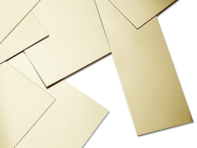 14ct Yellow Gold Sheet 0.50mm,     Fully Annealed, 100% Recycled Gold - Standard Image - 1