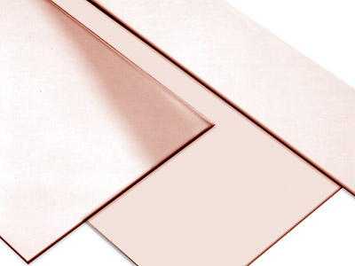 18ct Red Gold 5n Sheet 1.00mm Fully Annealed, 100 Recycled Gold
