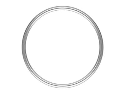 Sterling Silver Plain Ring 1mm Size N1/2 - Standard Image - 1