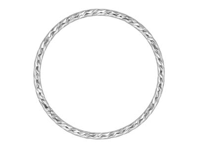 Sterling Silver Sparkle Ring 1mm   Size L1/2 - Standard Image - 1