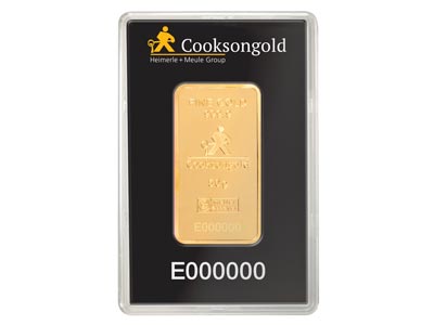Fine Gold Bar 50gm Stamped         UK Design With A Serial Number And Supplied In A Blister Pack, 100%   Recycled Gold - Standard Image - 1