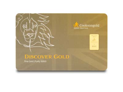 Fine Gold Bar 1gm Fine Card Design - Standard Image - 1