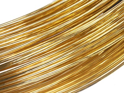 9ct Yellow Gold Round Wire 1.00mm, 100 Recycled Gold