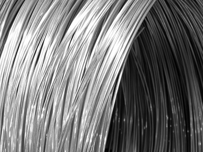 18ct White Gold Round Wire 2.50mm, 100 Recycled Gold