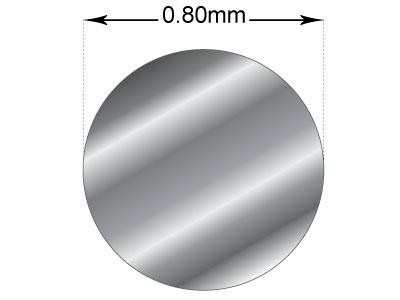 Argentium Silver Solder Easy Round Wire 0.60mm - Standard Image - 2
