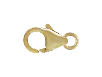 Gold Filled Oval Trigger Clasp With Ring 8mm - Standard Image - 1