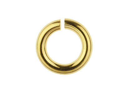 Gold Filled Open Jump Ring 5mm     Pack of 10