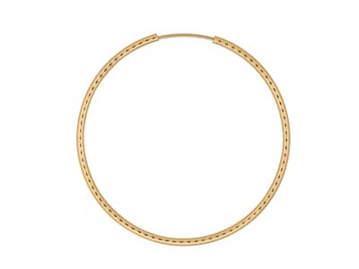 Gold Filled 40mm Hoop Earring