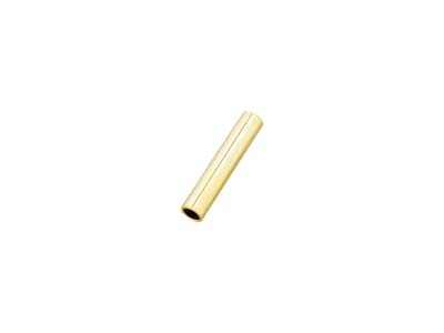 Gold Filled Plain Tube Beads       10x1.5mm Pack of 10