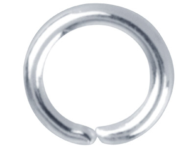 Silver Plated Jump Ring Round 4.5mm Pack of 100