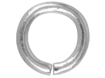 Silver Plated Jump Ring Round 7.5mm Pack of 100