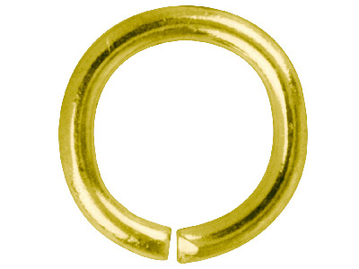 Gold Plated Jump Ring Round 8.8mm  Pack of 100
