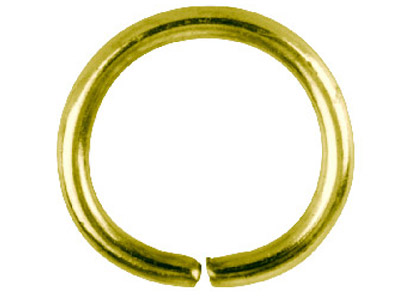 Gold Plated Jump Ring Round 10mm   Pack of 100