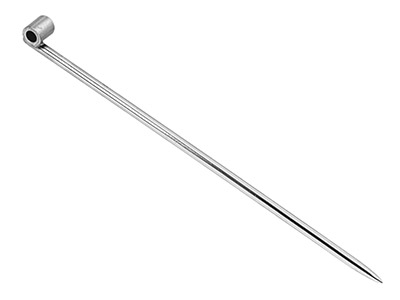 Base Metal White Brooch Pins 1.5