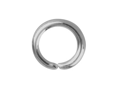 Stainless Steel Jump Ring Round    Pack of 100 5mm Gauge 0.95mm - Standard Image - 1