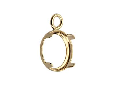 9ct Yellow Gold 6mm Round Bezel Cup - Standard Image - 2