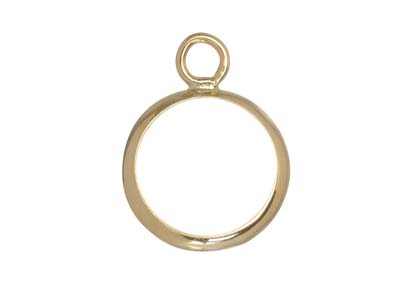 9ct Yellow Gold 7mm Round Bezel Cup - Standard Image - 3