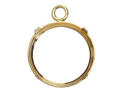 9ct Yellow Gold 9mm Round Bezel Cup - Standard Image - 1