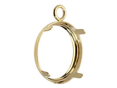 9ct Yellow Gold 9mm Round Bezel Cup - Standard Image - 2