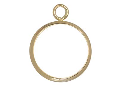 9ct Yellow Gold 9mm Round Bezel Cup - Standard Image - 3