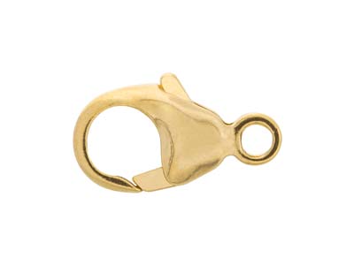 9ct Yellow Gold Oval Trigger Clasp 16mm