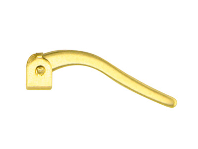 9ct Yellow Gold Creole Assembled   Joint, 100% Recycled Gold - Standard Image - 1
