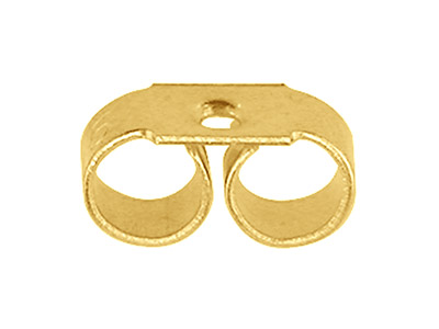 9ct Yellow Gold Scroll Medium      Pack of 2, 100% Recycled Gold - Standard Image - 1