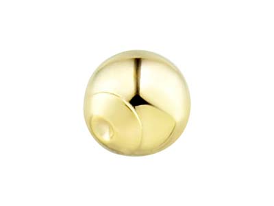 18ct Yellow Gold 1 Hole Ball With  Cup 4mm