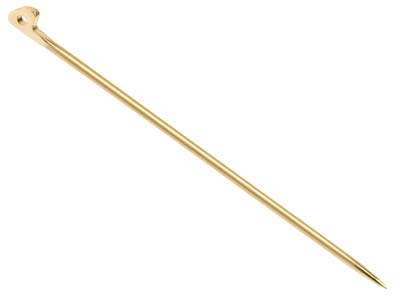 18ct Yellow Gold Brooch Pin 51mm - Standard Image - 1