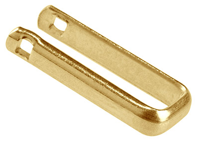 18ct Yellow Gold Cufflink U-arm    Only Heavy Weight, 100 Recycled   Gold