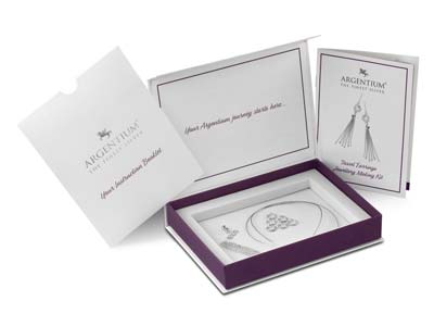 Argentium Silver Tassel Earrings   Kit - Standard Image - 2