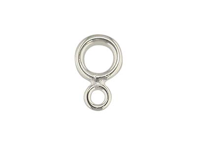 Sterling Silver Double Closed      Jump Ring Pack of 10, Small Ring   2.6mm, Large Ring 4.5mm
