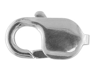 Sterling Silver Lobster Claw Oval  16.5mm