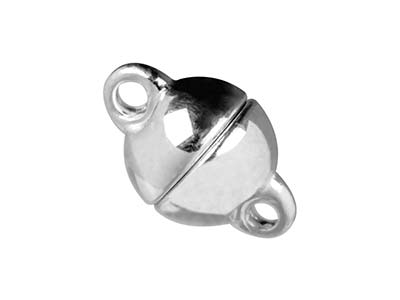 Sterling Silver Langer Magnetic   Clasp 10mm Round Ball