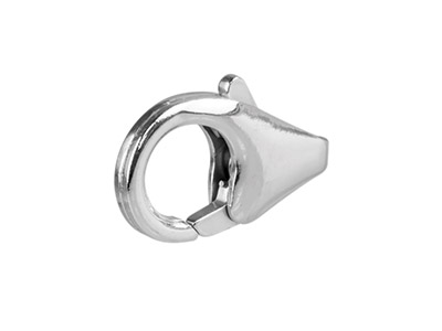 Sterling Silver Trigger Clasp 10mm - Standard Image - 2