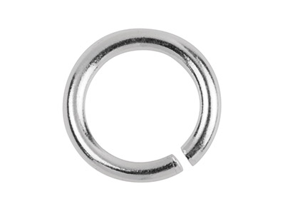 Sterling Silver Open Jump Ring     Light 3mm - Standard Image - 1