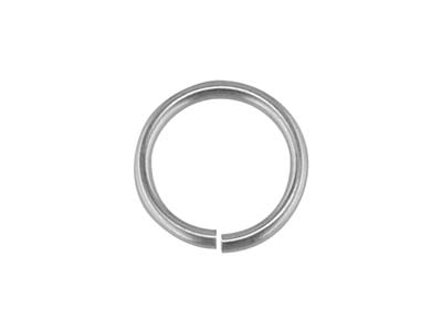 Sterling Silver Open Jump Ring     Light 4mm - Standard Image - 1