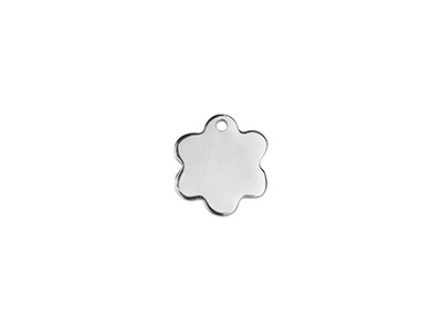 Sterling Silver Daisy 10mm         Stamping Blank Pack of 5 - Standard Image - 1