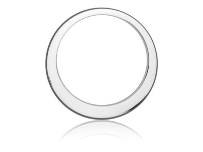 Sterling Silver Offset Washer 32mm