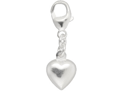 Sterling-Silver-Heart-Charm-With---11...
