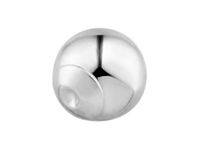 Sterling Silver 1 Hole Ball With   Cup 10mm - Standard Image - 1