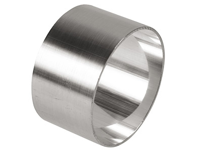 Sterling Silver Napkin Ring Round  43mm Unhallmarked 100% Recycled    Silver - Standard Image - 1