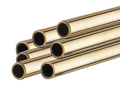 18ct Yellow Gold Tube, Ref 1,      Outside Diameter 5.0mm,            Inside Diameter 3.8mm, 0.6mm Wall  Thickness, 100% Recycled Gold - Standard Image - 1