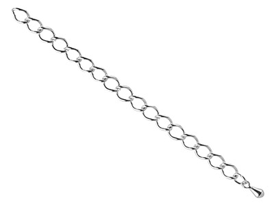 Silver Plated 4.5mm Extension Chain 3.3